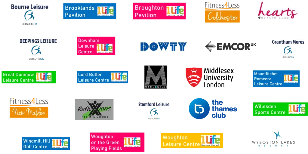 24 individual logos representing the client portfolio of analytics4energy, a 4energy group company.